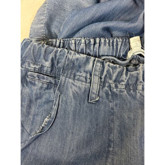 Just Living Women’s L Tencel Lightweight Tie Waist Wide Leg Denim Jeans NEW - Picture 7 of 7